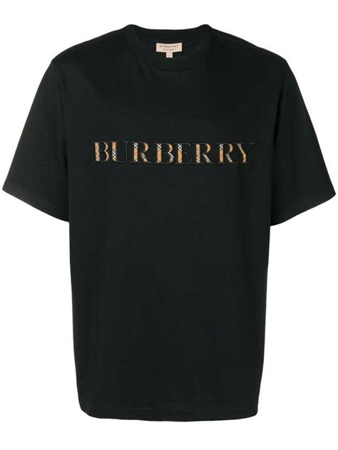 black burberry t shirt mens|men's burberry button down shirt.